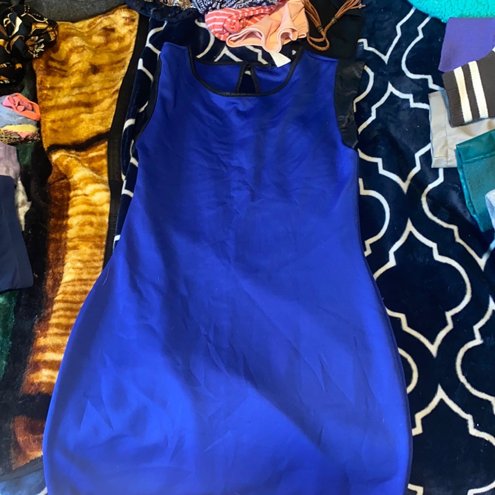 Blue dress